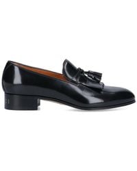 Gucci - Logo Printed Tassel-detailed Loafers - Lyst