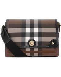 Tb bag cloth handbag Burberry Brown in Cloth - 33294032