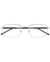 Gucci - Rectangular Frame Glasses - Lyst