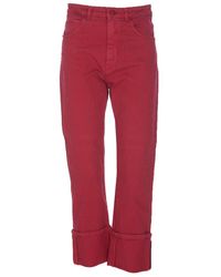 Max Mara - Button Detailed Cropped Trousers - Lyst