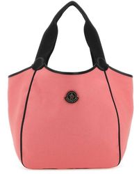 Moncler - Pink Canvas Nalani Shopping Bag - Lyst