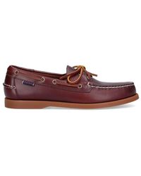 Sebago - Round-toe Lace-up Detailed Loafers - Lyst
