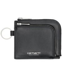 Carhartt - Logo Printed Double-zip Wallet - Lyst