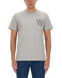Woolrich - T-Shirt With Logo - Lyst