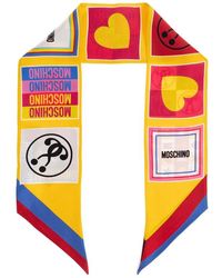 Moschino - Printed Scarf, - Lyst