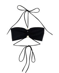 Magda Butrym - Embellished Halterneck Bandeau Top - Lyst