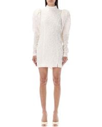 ROTATE BIRGER CHRISTENSEN - Crinkled Mini Dress - Lyst