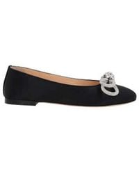 Mach & Mach - Double Bow Flat Shoes - Lyst