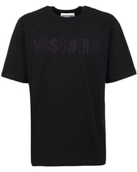 Moschino - Short Sleeve T-shirt Crew Neckline Jumper - Lyst