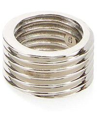 Maison Margiela - Spiral Patterned Ring - Lyst