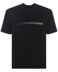 Emporio Armani - Cotton T-Shirt - Lyst