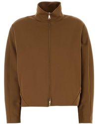 Max Mara - Plava Zip-Up High Neck Jacket - Lyst