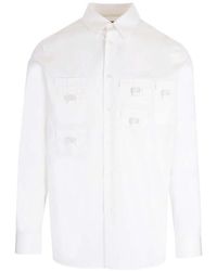 Fendi - White Ff Baguette Shirt - Lyst