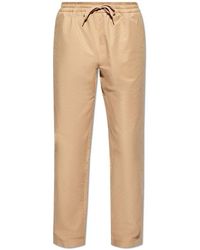 Moschino - Trousers With Embroidered Logo, - Lyst