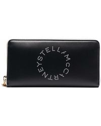 Stella McCartney Stella Logo Continental Wallet - Black