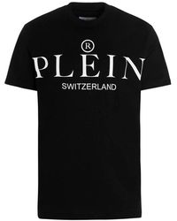 Philipp Plein Swarovski Terrorist Bunny Jersey Tshirt in White for Men |  Lyst