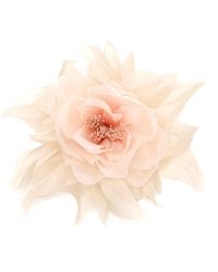 Max Mara Flower Head Pin - Pink