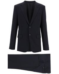 Prada - Bi-stretch Canvas Suit 52 Wool - Lyst