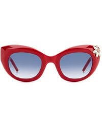 Carolina Herrera - Cat Eye Full Rim Sunglasses - Lyst