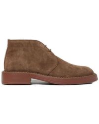 Tod's - Desert Round Toe Lace-up Boots - Lyst
