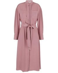 Maison Kitsuné - Long Chemisier Dress - Lyst