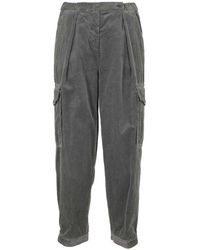 Aspesi - Tapered-leg Cropped Cargo Trousers - Lyst