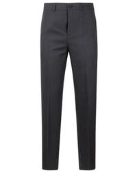 Dior - Button Detailed Straight-leg Trousers - Lyst