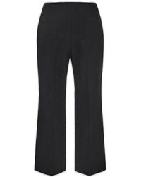 Gucci - Pleat Front Cropped Trousers - Lyst