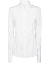 Sportmax - Buttoned Long-sleeved Shirt - Lyst