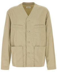 Lemaire - Collarless Overshirt - Lyst