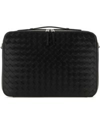 Bottega Veneta - Leather Briefcase - Lyst