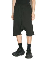 Entire studios - Heavy Drop Crotch Drawstring Shorts - Lyst