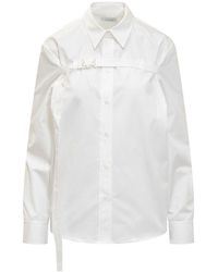 Off-White c/o Virgil Abloh - Poplin Buckle Shirt - Lyst