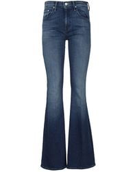 Mother - The Dow Low Weekend Heel Flared Jeans - Lyst