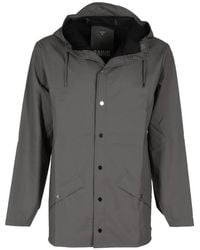 Rains - Drawstring Hooded Jacket - Lyst