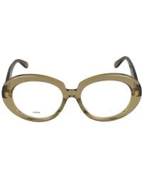 Loewe - Curvy Round Frame Glasses - Lyst