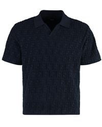 Fendi - FF Design Cotton Polo Shirt - Lyst