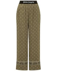 Palm Angels - Pants With Paisley Pattern - Lyst