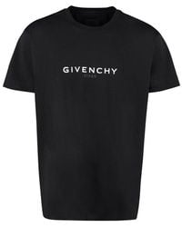Givenchy - Logo Printed Round Neck T-shirt - Lyst