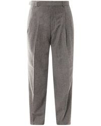 Etudes Studio - Straight-leg Belted Tailored Trousers - Lyst