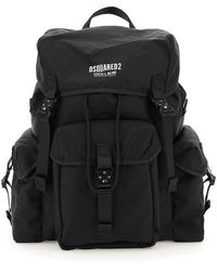 DSquared² 'ceresio 9' Ripstop Backpack - Black