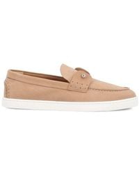 Christian Louboutin - Chambeliboat Suede Boat Shoe - Lyst