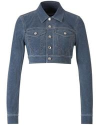 Alexander Wang - Button-up Cropped Jacket - Lyst