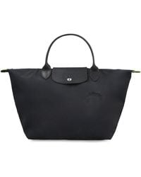 Longchamp - Le Pliage Logo Embroidered Tote Bag - Lyst