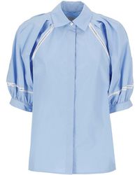 3.1 Phillip Lim - Shirts Light Blue - Lyst