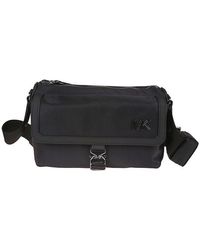 Michael Kors Aviator Flap Messenger W Pouch Bags in Black