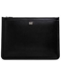 Dolce & Gabbana - Leather Clutch - Lyst