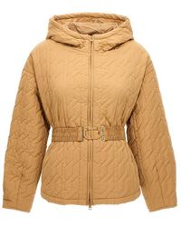 Twin Set - Quilted Hooded Down Jacket - Lyst