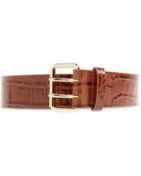 Anine Bing - Embossed Belt - Lyst