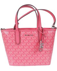 Michael Kors - All-over Logo-printed Small Tote Bag - Lyst